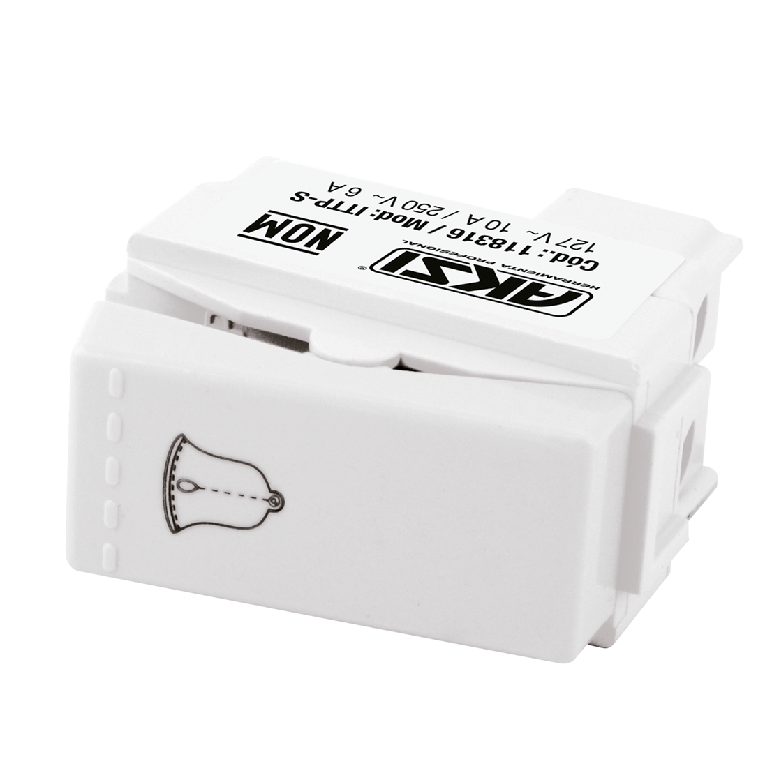 Botón De Relleno Blanco IP44 Sala Húmeda Signo De Luz Botón De Luz
