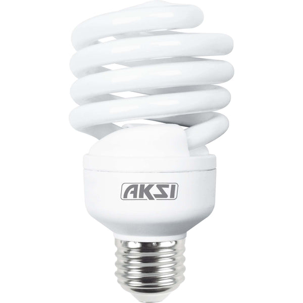 Foco Ahorrador Aksi 23W Espiral Base E27 Luz Blanca