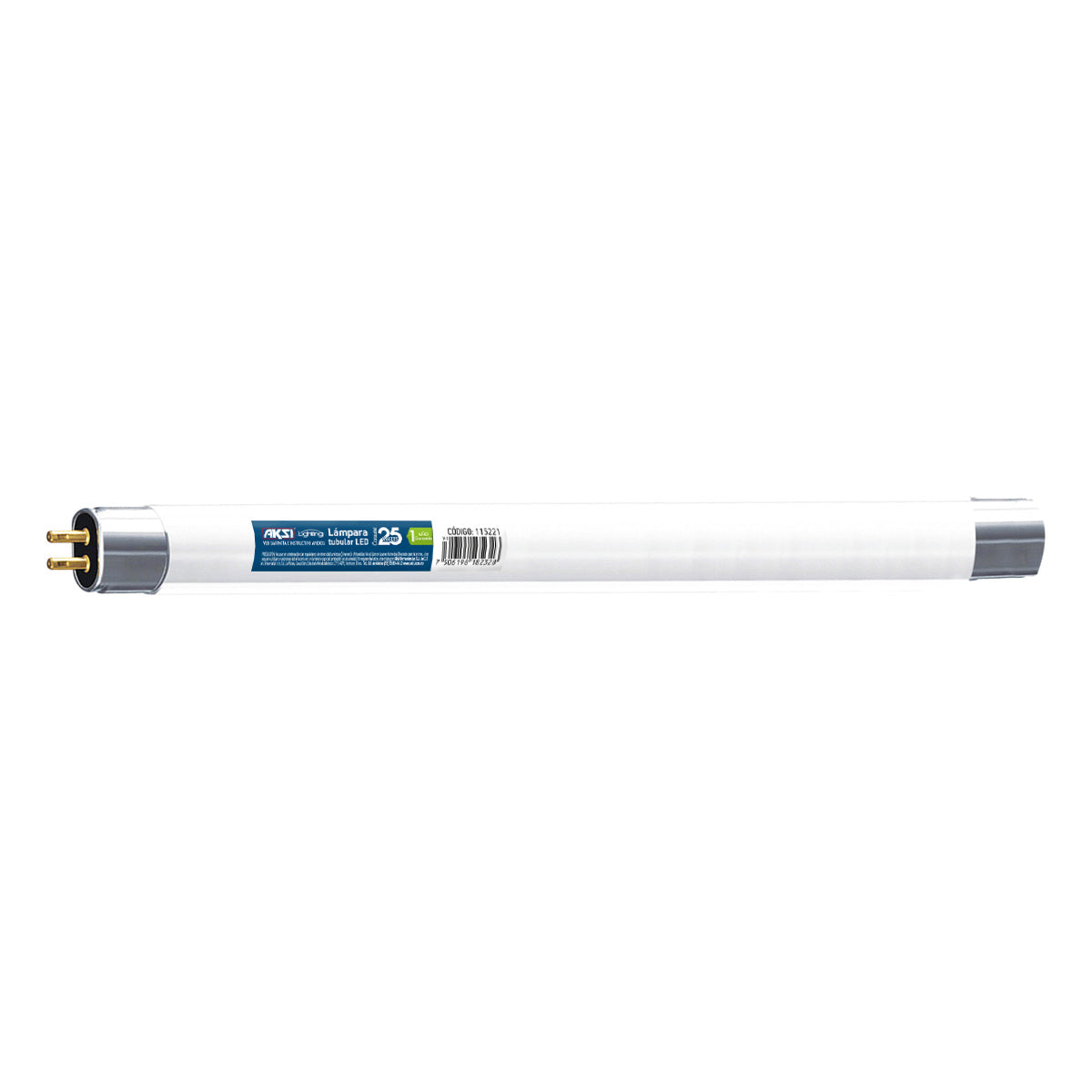 115221 AKSI - Lampara tubular LED T5 de 1200mm, 25W, 6500K, 30,000 hrs. Vida. L. CLASICA