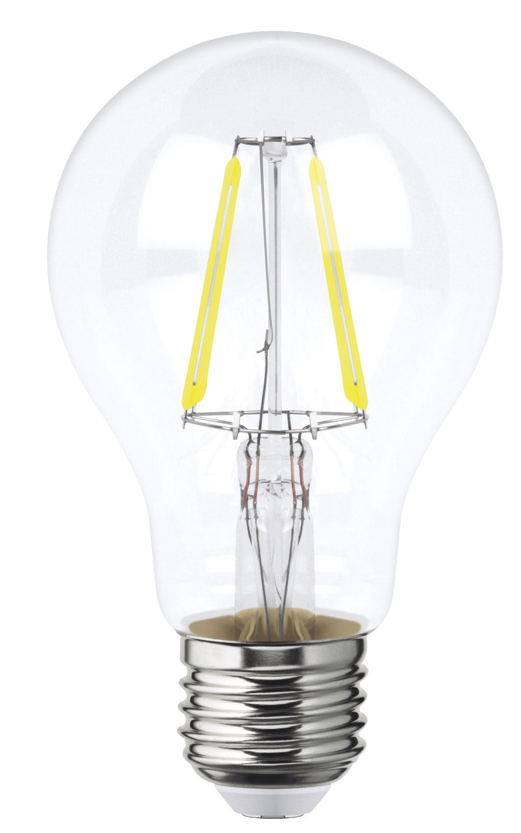 115592 AKSI - Foco LED filamentos A19 4W luz calida, caja color