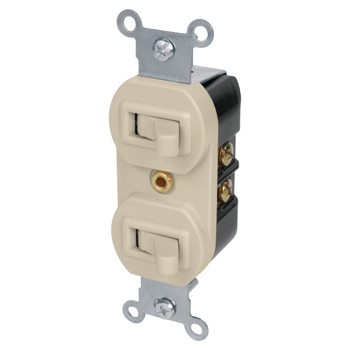 116823 AKSI - Interruptor de palanca doble horizontal