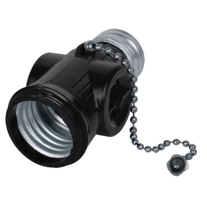 117531 AKSI - Portalampara con ladron con interruptor de cadena