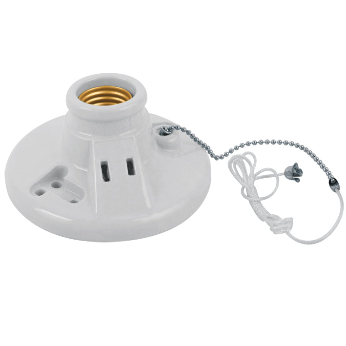 117565 AKSI - Portalampara E27 redondo con cadena y conector 4