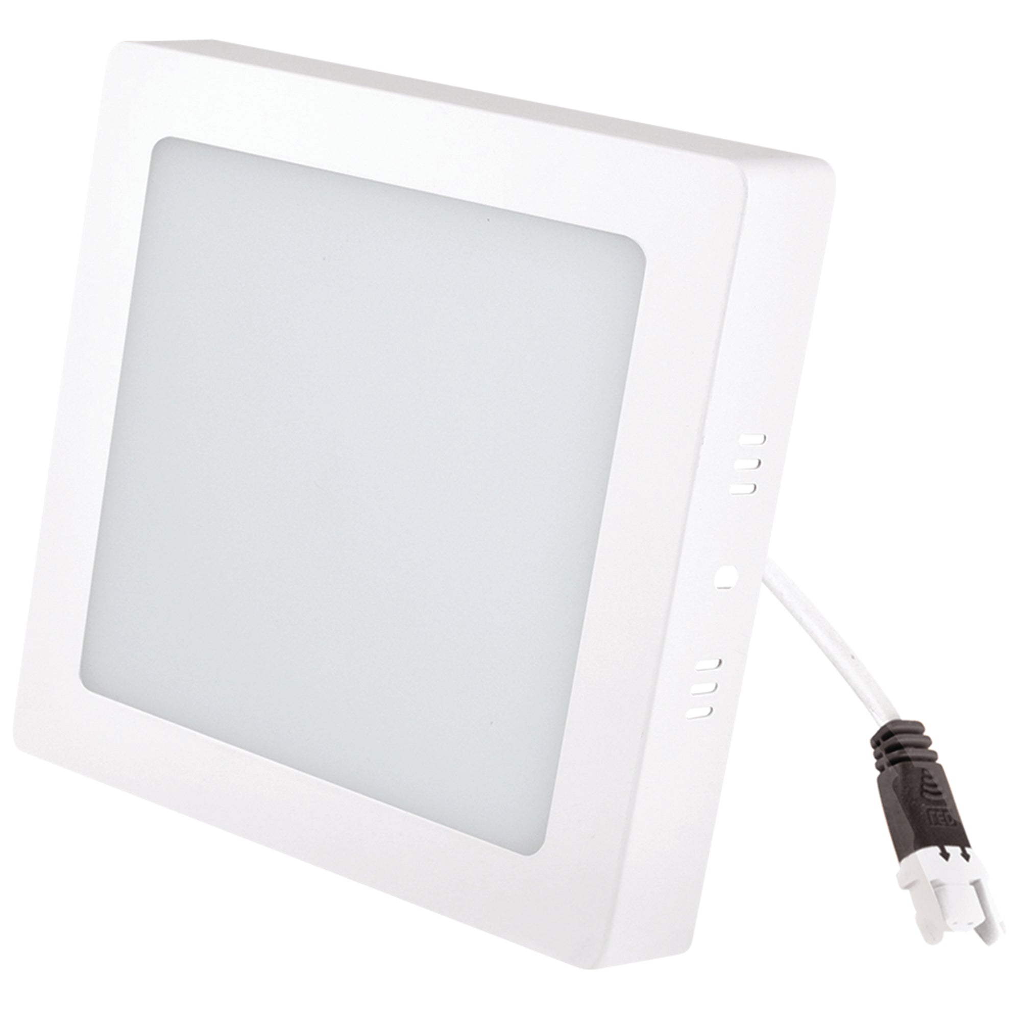 117974 AKSI - Luminario sobreponer cuadrado LED, Linea ECO, 12 W, luz blanca 6500K