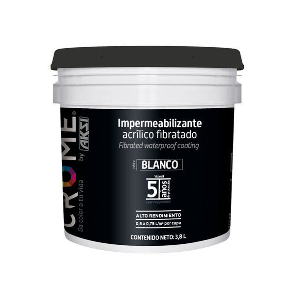Impermeabilizante Fibratado Blanco 5 Años