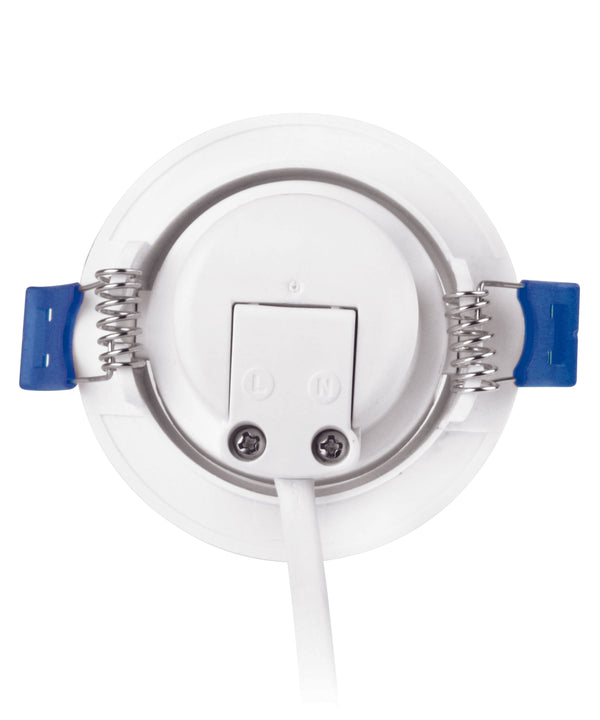 Spot Aksi 3W Circular LED Empotrable Dirigible Luz Cálida