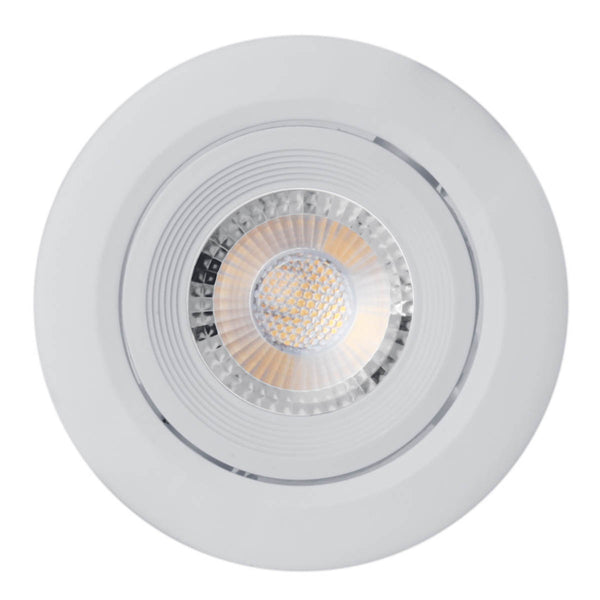 Spot Aksi 12W Circular LED Empotrable Dirigible Luz Blanca