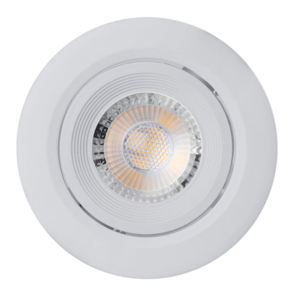 Spot Aksi 12W Circular LED Empotrable Dirigible Luz Cálida