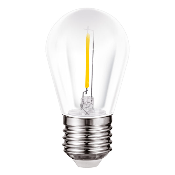 Foco LED Aksi 1W S14 Base E27 Luz Blanca