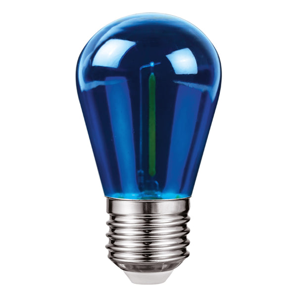 Foco LED Aksi 1W S14 Base E27 Azul