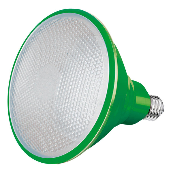 Foco LED Aksi 20W PAR 38 IP65 Base E27 Verde