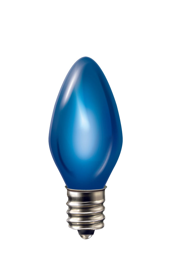 Pack de 2 focos Aksi 0.5W Vela Base E12 Colores Sólidos