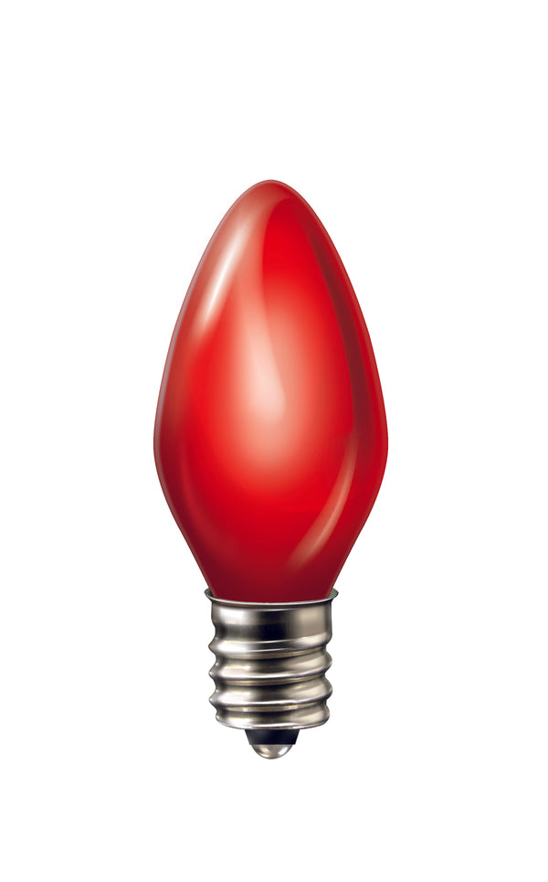 Pack de 2 focos Aksi 0.5W Vela Base E12 Colores Sólidos