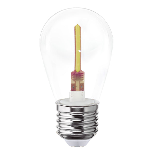 Foco LED Aksi 1W S14 Estela de Luz Base E27 Lila
