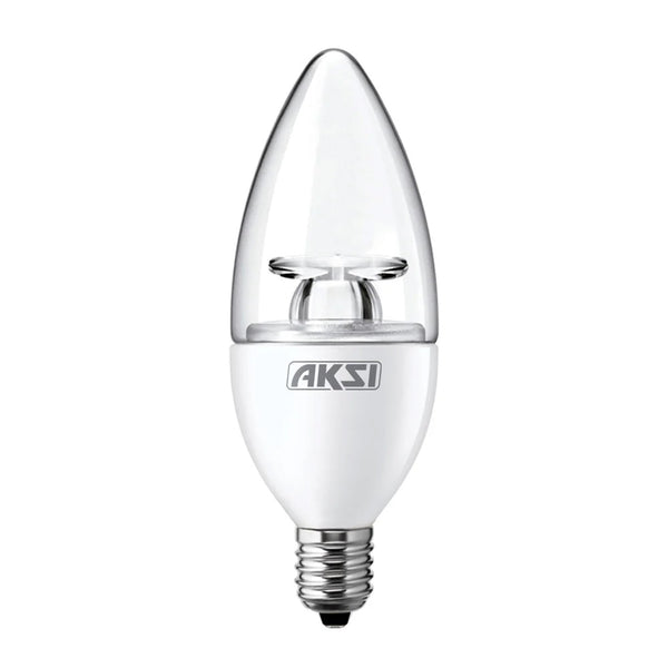 Foco LED Aksi 4W Vela Dimeable Base E12Luz Cálida