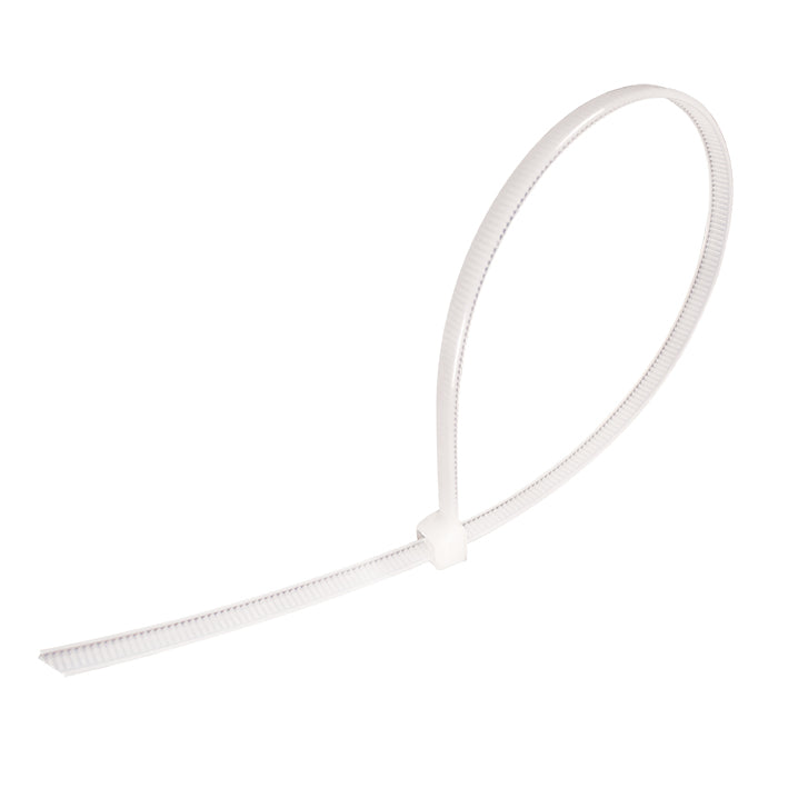 103001 AKSI - Cincho de plastico de 100 x 2.5 mm- color natural (100 pzs bolsa)