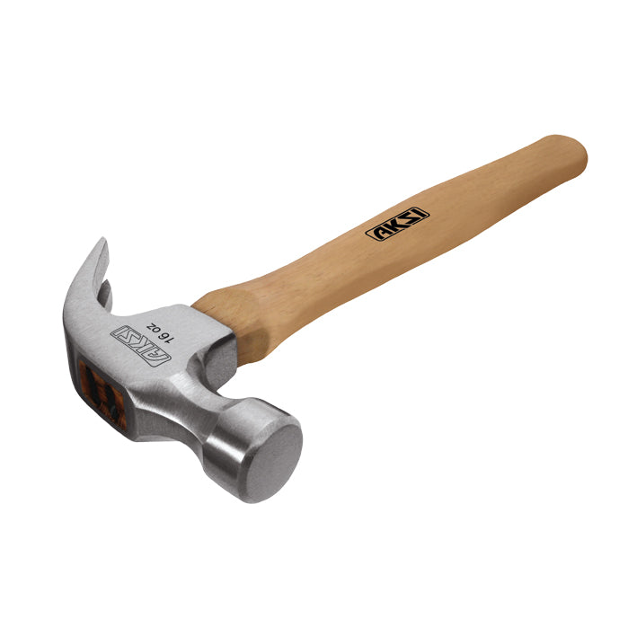 105002 AKSI - Martillo mango madera uña curva 20 Oz.