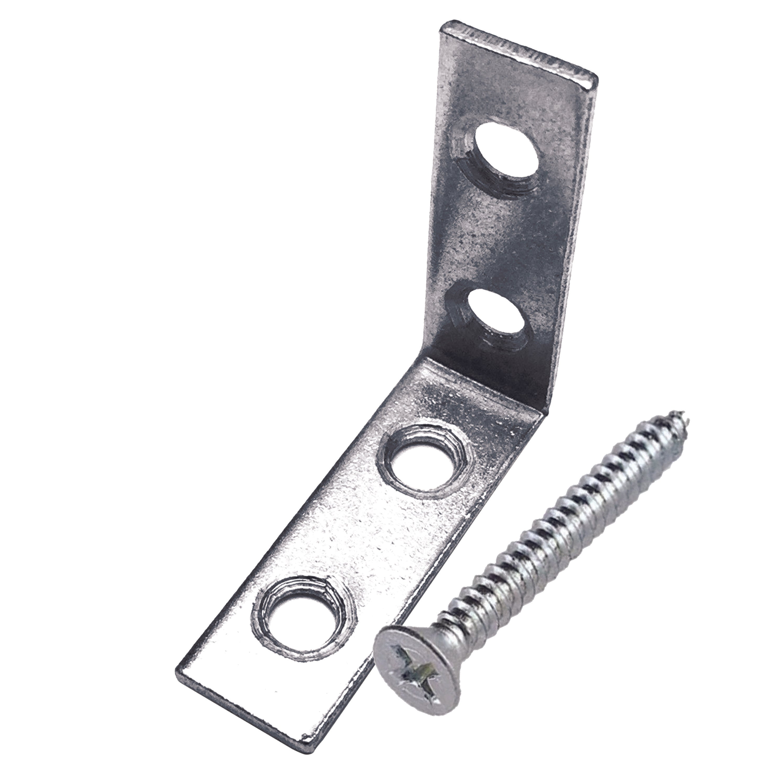 106614 AKSI - Escuadra esquinera - 60mm x 15mm - Set de 4 pzs con 16 tornillos