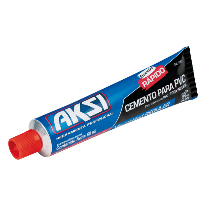 109921 AKSI - Pegamento azul para PVC tubo 50g condiciones humedas y secas