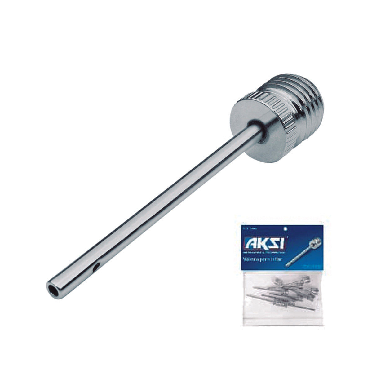 110006 AKSI - Valvula para inflar bolsas caballete con 10 pzs