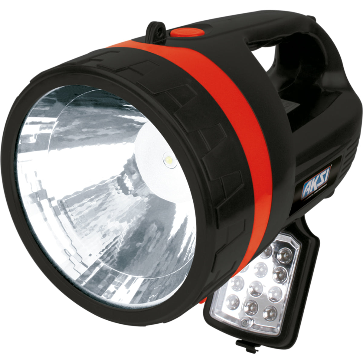 111612 AKSI - Linterna para apagones con led 2W + 12 leds laterales (2500 mAh) - AK