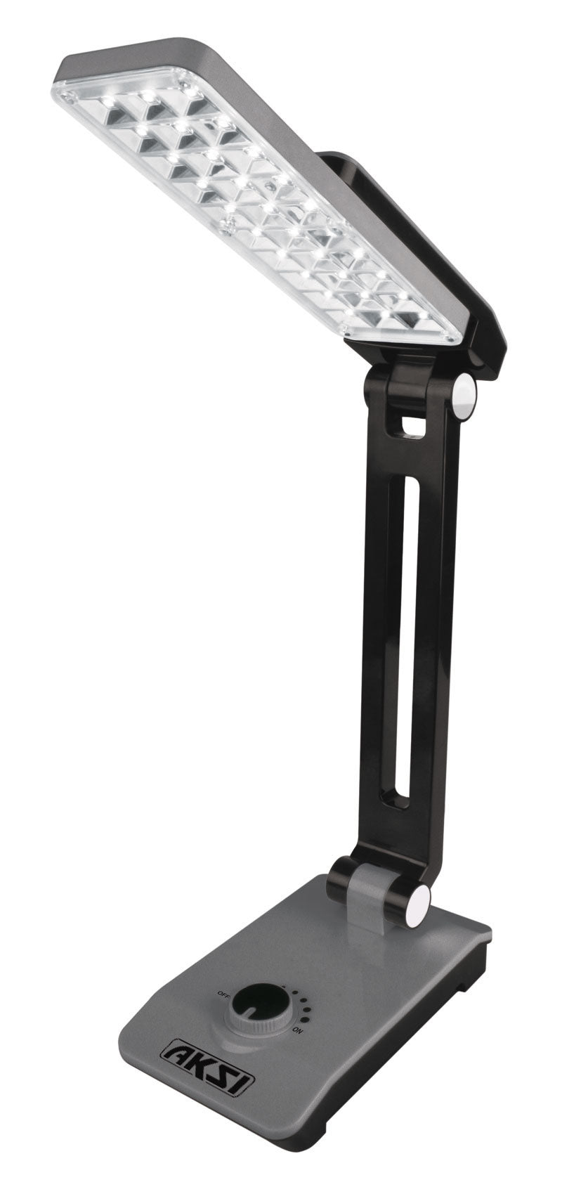 111682 AKSI - Lampara de mesa recargable gris/negro - AK