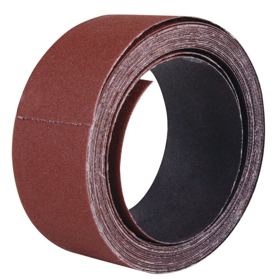 113336 AKSI - Lija para plomero, grano 120 rollo de 5m x 1 1/2