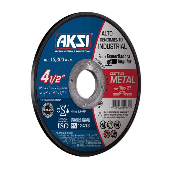 114635 AKSI - Disco corte de metal 7