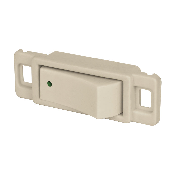 116722 AKSI - Interruptor sencillo fluorescente, baquelita