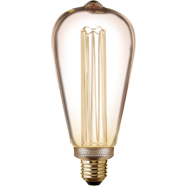 Foco LED Vintage Tipo Tornado Mazorca 4W Luz Cálida