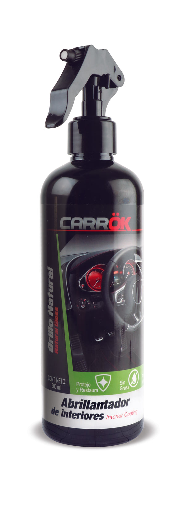 Abrillantador, Protector y Restaurador de Interiores CARROK 500 ml