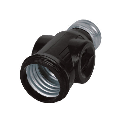 117521 AKSI - Portalampara con ladron, negro