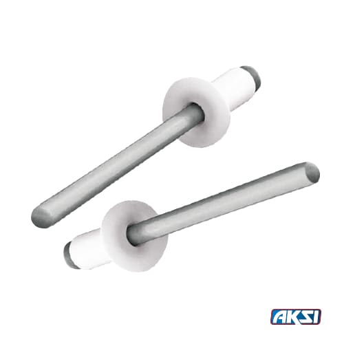 105370 AKSI - Remache blanco 45B - 1/8