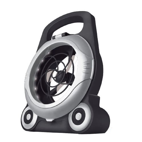 111683 AKSI - 3 en 1: Ventilaror, lampara y cargador USB (2500 mAh) - AK